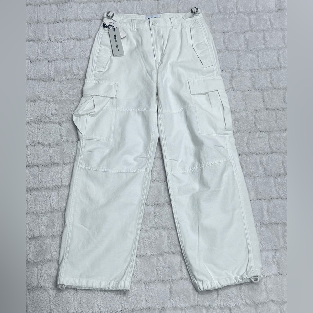 Aritzia TNA Women’s GD Light Birch Cargo Supply Pants Size 2 NWT